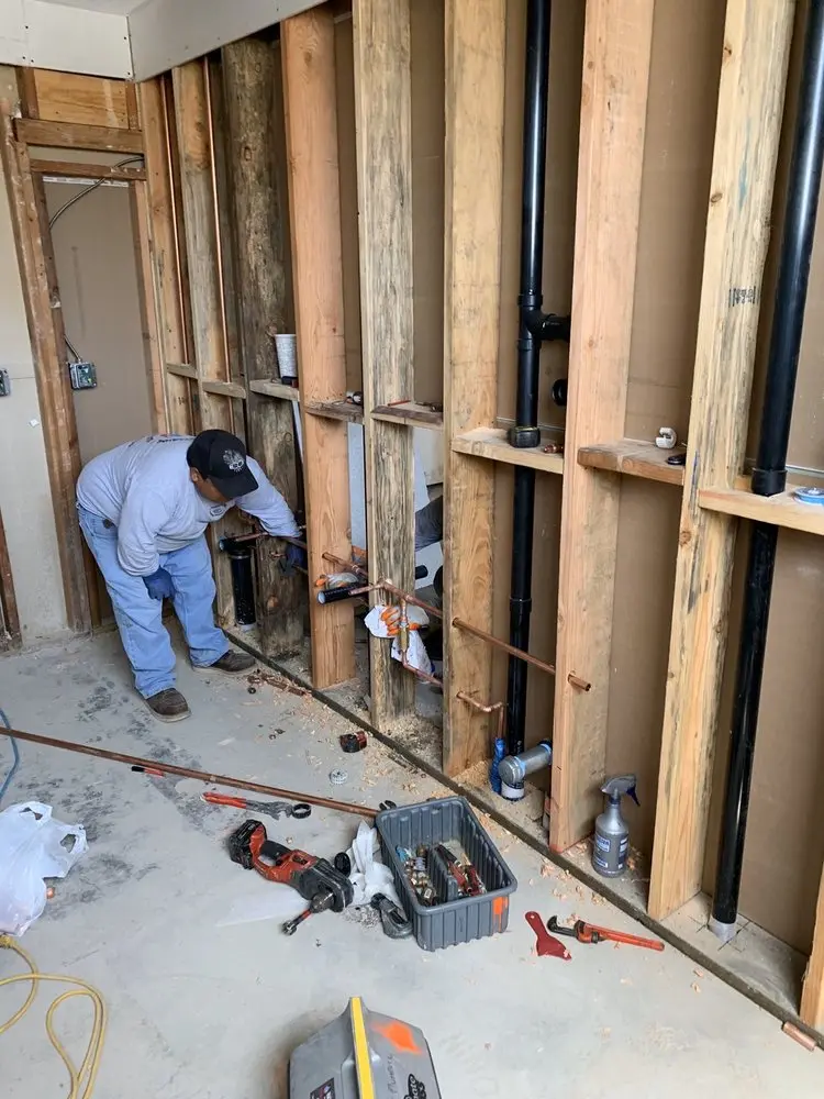 Commercial rough-in plumbing for Gas Line Repair in Lawrenceburg Junction
